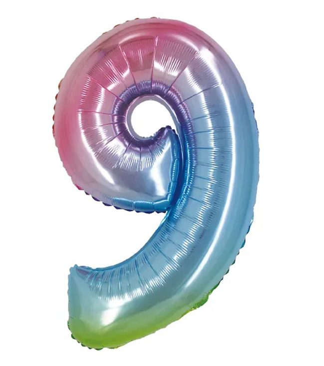 Folyo Balon Renkli 9 40 İnç 100 Cm